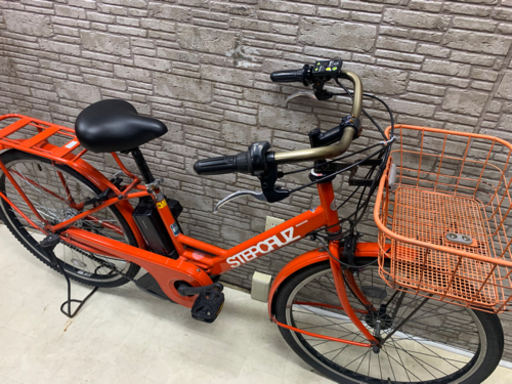 東京23区配達無料　新基準 ブリヂストン ステップクルーズ　8.7Ah リチウム 電動自転車 中古26インチ