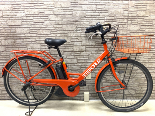 東京23区配達無料　新基準 ブリヂストン ステップクルーズ　8.7Ah リチウム 電動自転車 中古26インチ