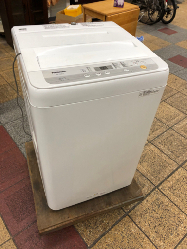 2019年式　Panasonic 6kg 洗濯機