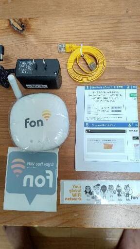 未使用 Fon WiFi ルーター