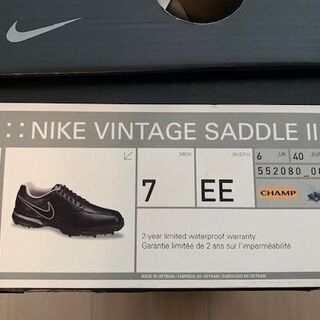 新品未使用品　NIKE　ナイキゴルフシューズ（靴）　25.0cm　6000円の画像