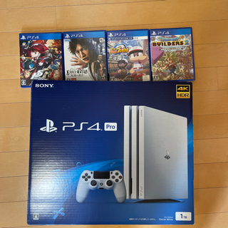 PS4 PRO 本体+ゲームソフト4本