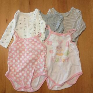 【無料/お話中】ベビー服　80サイズ肌着5枚