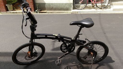 無料配達地域あり、ドッペルギャンガーミニベロ、税込10,000円、20インチ、外装6段変速の中古ミニベロ、自転車出張修理店グッドサイクルが出品