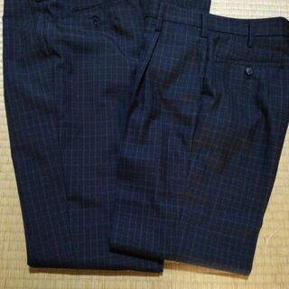 春江中学校　男子制服ズボン６７センチ夏冬2本セット