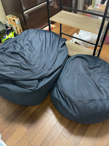 無印良品　人をダメにするソファ　大　オットマン付