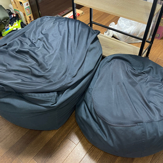 無印良品　人をダメにするソファ　大　オットマン付