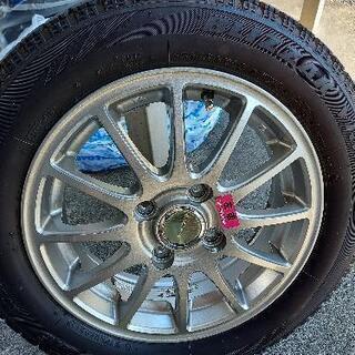 155/65R14スタッドレスBLIZZAKアルミ付き4本