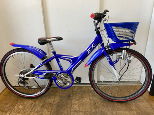 N015★ブリヂストン★青色・24インチ子供自転車★防犯登録料込