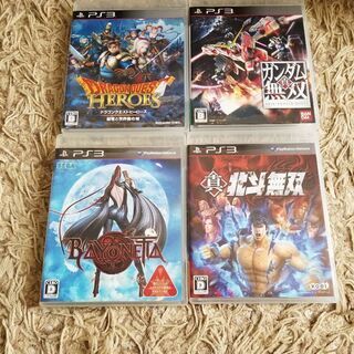 PS3 ソフト４本とコントローラーのおまけ付きの画像