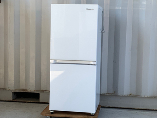 美品！ハイセンス ２ドア 冷蔵庫◇134L◇2019年製◇HR-G13B◇JF-0135★