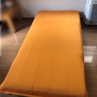 【4/16 値下げ】折りたたみ式ソファベッド シングルサイズの画像