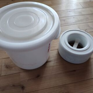 漬物・みそ　などに　バケツとおもり2.5kg
