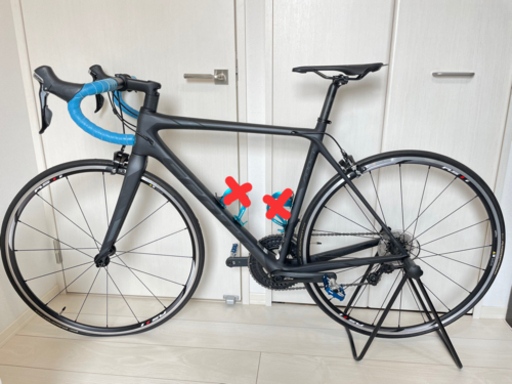 【走行距離浅】【美品】scott ロードバイク ブラック×ブルー