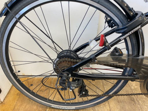 N016★ブリヂスト★黒色・２６インチ普通自転車★防犯登録料込