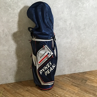 PYKES PEAK キャディバッグ ネイビー PYKES PEAK（パイクスピーク） ゴルフ キャディバッグ カートタイプ