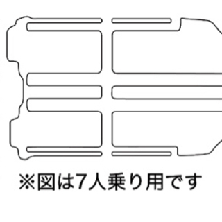 未開封品 20系アルファードヴェルファイアMC前フロアマット 7人乗り用の画像