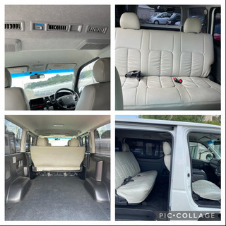 トヨタ　ハイエースH 28年度パールホワイトの画像