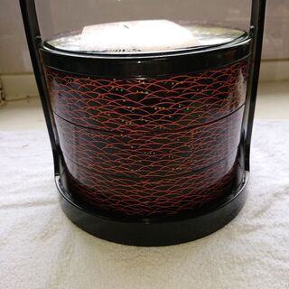 手提げ お重 三段の画像