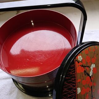 手提げ お重 三段の画像