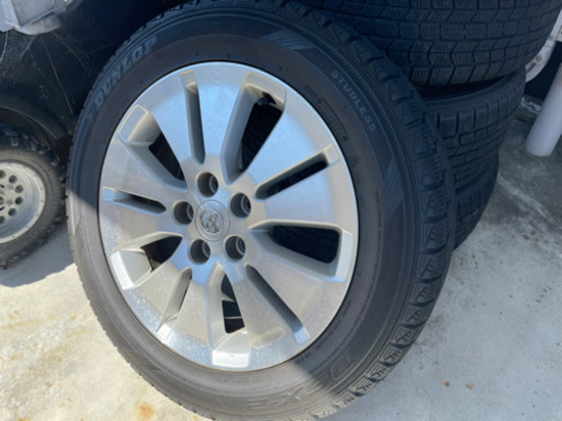 ダンロップスタッドレス255/55R17☆ホイール付き4本セット