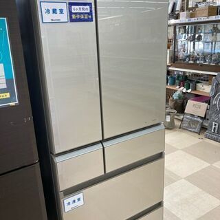 6ドア冷蔵庫 Panasonic NR-F472PV-N 470L 2017年製