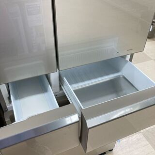 6ドア冷蔵庫 Panasonic NR-F472PV-N 470L 2017年製