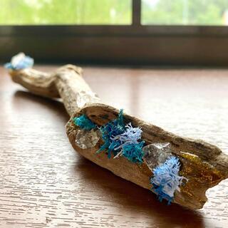ワークショップ・流木アート～水晶あそび～