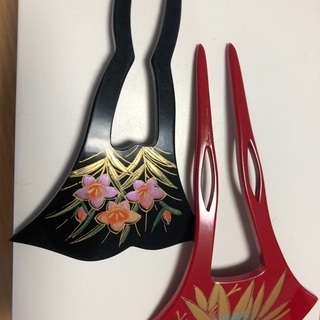 かんざし2個　お代は郵便受けに