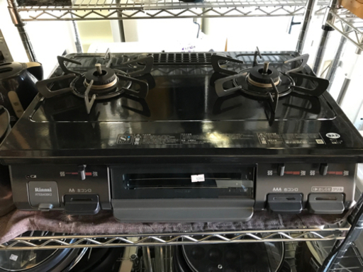 ガステーブル　2019年製　LPガス　Rinnai RTE640BK
