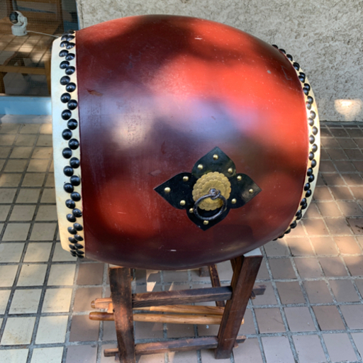 和太鼓　1尺4寸（約46cm）　使用時間短し長期保存品