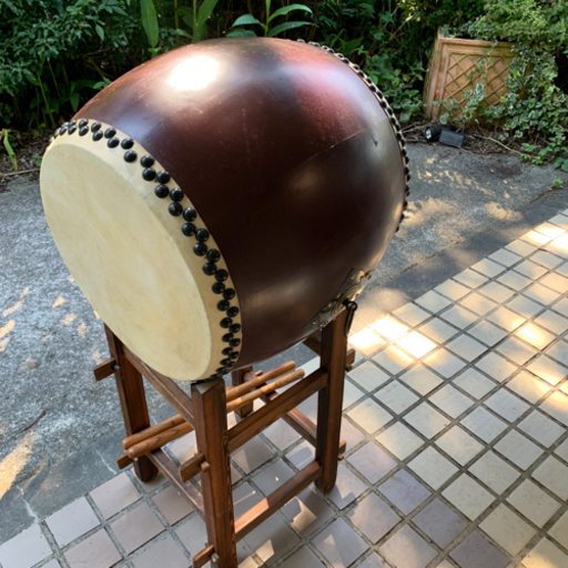 和太鼓　1尺4寸（約46cm）　使用時間短し長期保存品