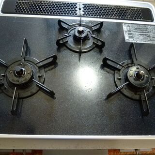 値下げ　LPガス用　ビルトインガスコンロ　パロマ　水無し両面焼きグリル！！の画像