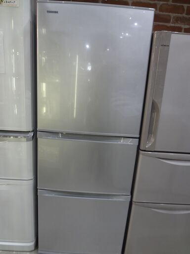 東芝　2015年製　340L　冷蔵庫　GR-G345SY　モノ市場東海店