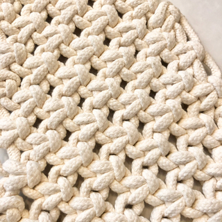 【ネット決済・配送】クリスマス　オーナメント　ハンドメイド　ツリー　手編み　ロープ　紐　手作り　飾り Christmas tree rope ornament decoration cute kawaii handmade の画像