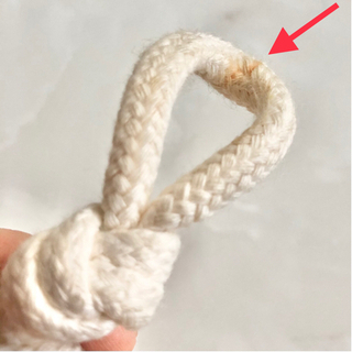 【ネット決済・配送】クリスマス　オーナメント　ハンドメイド　ツリー　手編み　ロープ　紐　手作り　飾り Christmas tree rope ornament decoration cute kawaii handmade の画像