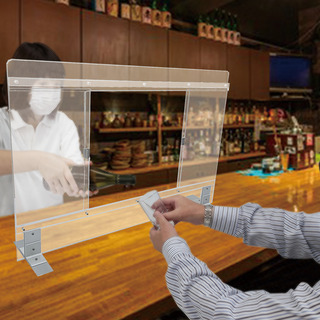 開閉式アクリルパーテーション 「 開くりるクン」 開閉式アクリルパーテーション 「 開くりるクン」