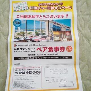 ペア食事ランチ券