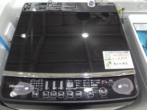 ハイセンス　2018年製　5.5kg　洗濯機　HW-G55EKK　モノ市場東海店