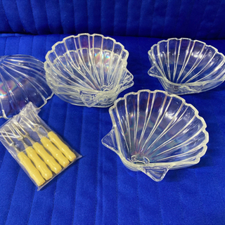 曽我ガラス　ホタテ貝　ガラス　食器　リサイクルショップ宮崎屋 2...