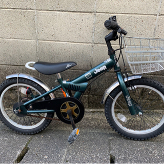【子供自転車】16インチ　マウンテンバイク　JEEP製　サドル新...