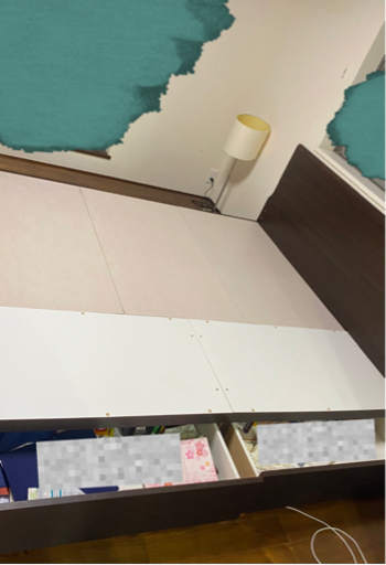 ニトリベッドフレーム引き出し付き キングサイズ?ケズ無し✨✨✨