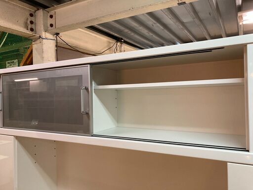【愛品館市原店】枠型TVボード白【管理IIF】