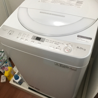 シャープ　2017年製　洗濯機
