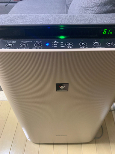 ★格安急募‼︎★加湿空気清浄機シャープ プラズマクラスターKC-F50C