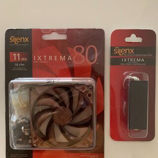 PC ファンとコントローラー、超静音、新品