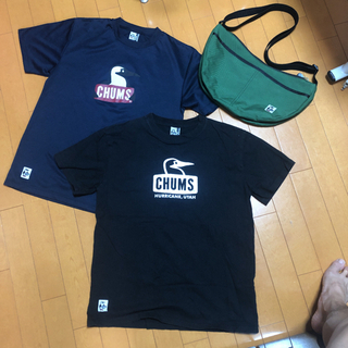 CHUMS お得セット！！ TシャツＭサイズ2枚 トートバック ...