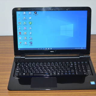 最新Windows10+office NEC LS150/S Celeron 2957U/4GB/WEBカメラ/USB3.0/Bluetooth/15.6インチ/HDMI/便利なソフト多数