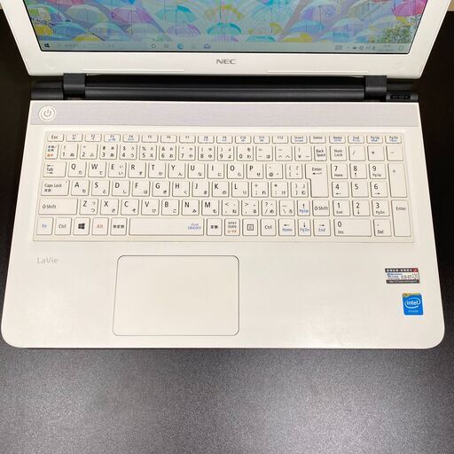 新品SSD搭載 Webカメラ付き NECノートパソコン ホワイト