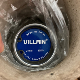 【だよし】VILLAIN FITNESS オリンピック バーベル シャフト VILLAIN FITNESS オリンピック バーベル シャフト 50mm径